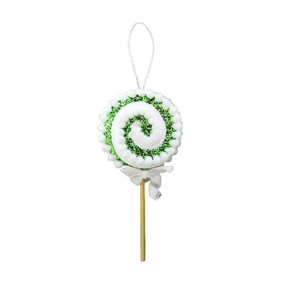 SLYNSHome Christmas Candy Ornaments for Christmas Tree Candy Cane Hanging Ornaments Pendants for Xmas Tree Party Home Decorations - Green