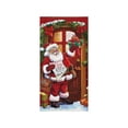 thumbnail image 1 of SLYNSHome Christmas Door Cover Decorations,Santa Claus Door Banner Backdrop Photography for Front Door Holiday Decoration Party, 1 of 6