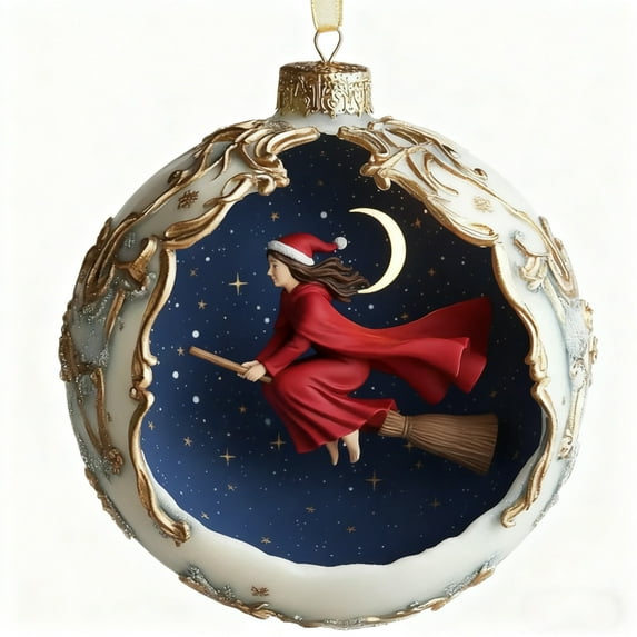 SLYNSHome Christmas Fairy Ornament for Christmas Tree Decorations,Forest Animals Fairy Ornaments Keepsake Holiday Decor