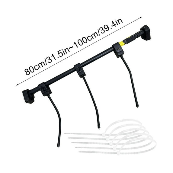 SLYNSHome Christmas Garland Hanger for Front Door,2025New Heavy Duty Hanging Vines Holder Adjustable Garland Stand Wreath Hook for Indoor Outdoor Decor - 31-39 inch