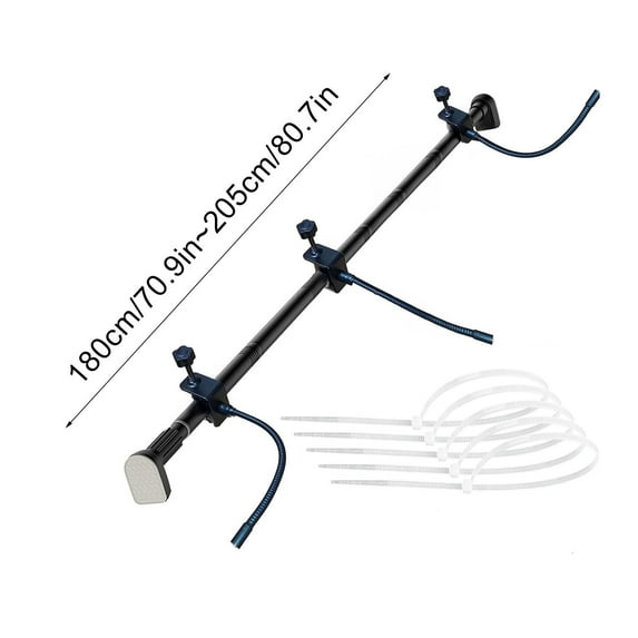 SLYNSHome Christmas Garland Hanger for Front Door,2025New Heavy Duty Hanging Vines Holder Adjustable Garland Stand Wreath Hook for Indoor Outdoor Decor - 71-81 inch