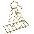 thumbnail image 1 of SLYNSHome Christmas Napkin Holder for Table,Christmas Tree Shaped Standing Napkin Dispenser for Kitchen Coffee Shop Dining Room - Gold, 1 of 7