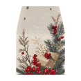thumbnail image 1 of SLYNSHome Christmas Poinsettia Table Runner, Red Black Plaid Border Table Flag, Winter Holiday Tablecloth for Dining Room Kitchen Home Party Decor, 1 of 6