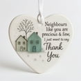thumbnail image 1 of SLYNSHome Christmas Sea Glass Hanging Heart Ornaments,Christmas Tree Sea Crystal Glass Crafts for Xmas Holiday Decoration, 1 of 3