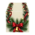 thumbnail image 1 of SLYNSHome Christmas Snowflake Table Runner, Red Holiday Table Flag, Winter Theme Tablecloth for Dining Room Kitchen Home Party Decor, 1 of 6