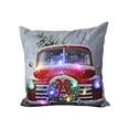 thumbnail image 1 of SLYNSHome Christmas Throw Pillow Cover with LED Lights,Light-up Winter Pillow Cases 18x18 inch Pillowcase Holiday Cushion Case for Couch Bed Sofa Decor, 1 of 7