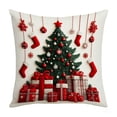thumbnail image 1 of SLYNSHome Christmas Throw Pillow Covers Decorations,Xmas Cushion Case for Sofa Couch Holiday Decoration, 1 of 6
