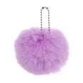 thumbnail image 1 of SLYNSHome Christmas Tree Balls Ornaments Hanging Furry Balls Decorations Christmas Party DIY Crafts Supplies - Purple, 1 of 6