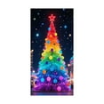 thumbnail image 1 of SLYNSHome Christmas Tree Door Cover Decoration Xmas Tree Hanging Banner Background for Home Front Door Holiday Christmas Decor, 1 of 7