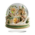 thumbnail image 1 of SLYNSHome Christmas Village Decorations for Tabletop,Acrylic Christmas Snow House Ornaments Holiday Home Decor Party Supplies, 1 of 7