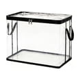 thumbnail image 1 of SLYNSHome Clear Storage Bag, Heavy-Duty Thick Plastic Transparent Organizer, Waterproof Dustproof Storage Bin With Zipper And Handles For Clothes, Blankets And Moving - Medium, 1 of 6