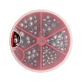 thumbnail image 1 of SLYNSHome 100 Premium Fishing-Egg Bullet Rig Sinkers Angling Lead Weight Split Shot Box, 1 of 6