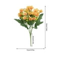 thumbnail image 1 of SLYNSHome 2 Pcs Wedding Decorations Flowers for Tables Centerpieces Artificial Flower Fake Floral Bundles for Arrangement Vase Home Decor - Orange, 1 of 6