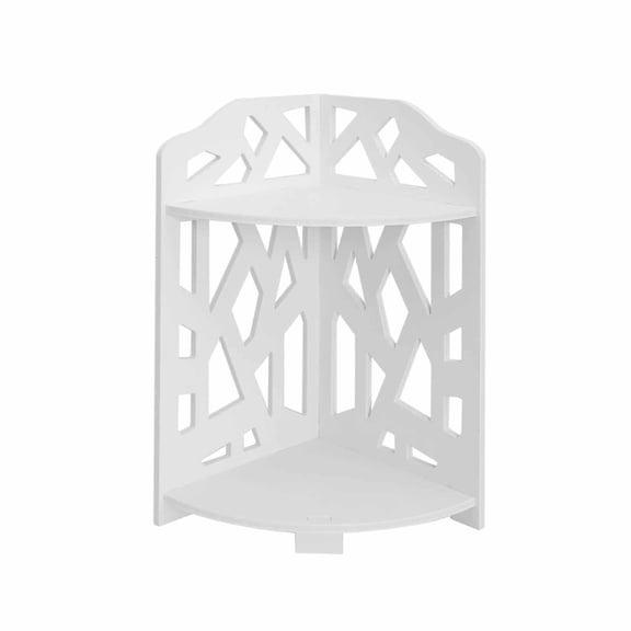 SLYNSHome 2 Tier Small Bookshelf Wood Mini Bookcases Corner Organizer Shelf Desk Organizer Countertop Organization for Bedroom Dorm Kitchen