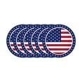 thumbnail image 1 of SLYNSHome 24 Pcs Patriotic American Flag Party Supplies 4th of July Decorations Disposable Paper Plates Independence Day Tableware for Memorial Day,Veterans - 9 inch, 1 of 7