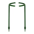 thumbnail image 1 of STPToys 2Pcs Plant Support Stakes,Green Half Round Plant Support Rings Plastic Garden Plant Stake for Tomato,Monstera,Peony,Hydrangea - 5.5x5.5 inch, 1 of 4