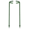 thumbnail image 1 of STPToys 2Pcs Plant Support Stakes,Green Half Round Plant Support Rings Plastic Garden Plant Stake for Tomato,Monstera,Peony,Hydrangea - 9.4x5.5 inch, 1 of 4