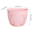 thumbnail image 1 of STPToys 2Pcs Storage Organizer Bins for Shower,Wall Mounted Plastic Storage Basket Bathroom Organizers and Storage Accessories - Pink, 1 of 6