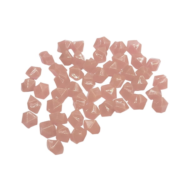 SLYNSHome - 300 Pcs - Luminous Pebbles Stones Glowing Rocks for Outdoor Decor Glow in The Dark for Garden Lawn Yard,Aquarium,Walkway,Fish Tank,Pathway,Pool Pond (Pink)