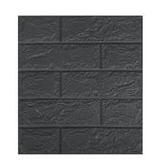 SLYNSHome 3D Brick Wallpaper Peel and Stick Faux Stone Brick Stick on Wallpaper Brick Wall Paper Self Adhesive Removable Wallpaper Contact Paper for Walls Bedroom (Solid Color)