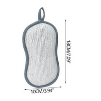 SLYNSHome 3Pcs Multi-Purpose Kitchen Sponges Scrub & Wipe Pad Non-Scratch Scrub Sponge Reusable Dish Cloth for Dishes,Pots and Pans Cleaning Supplies