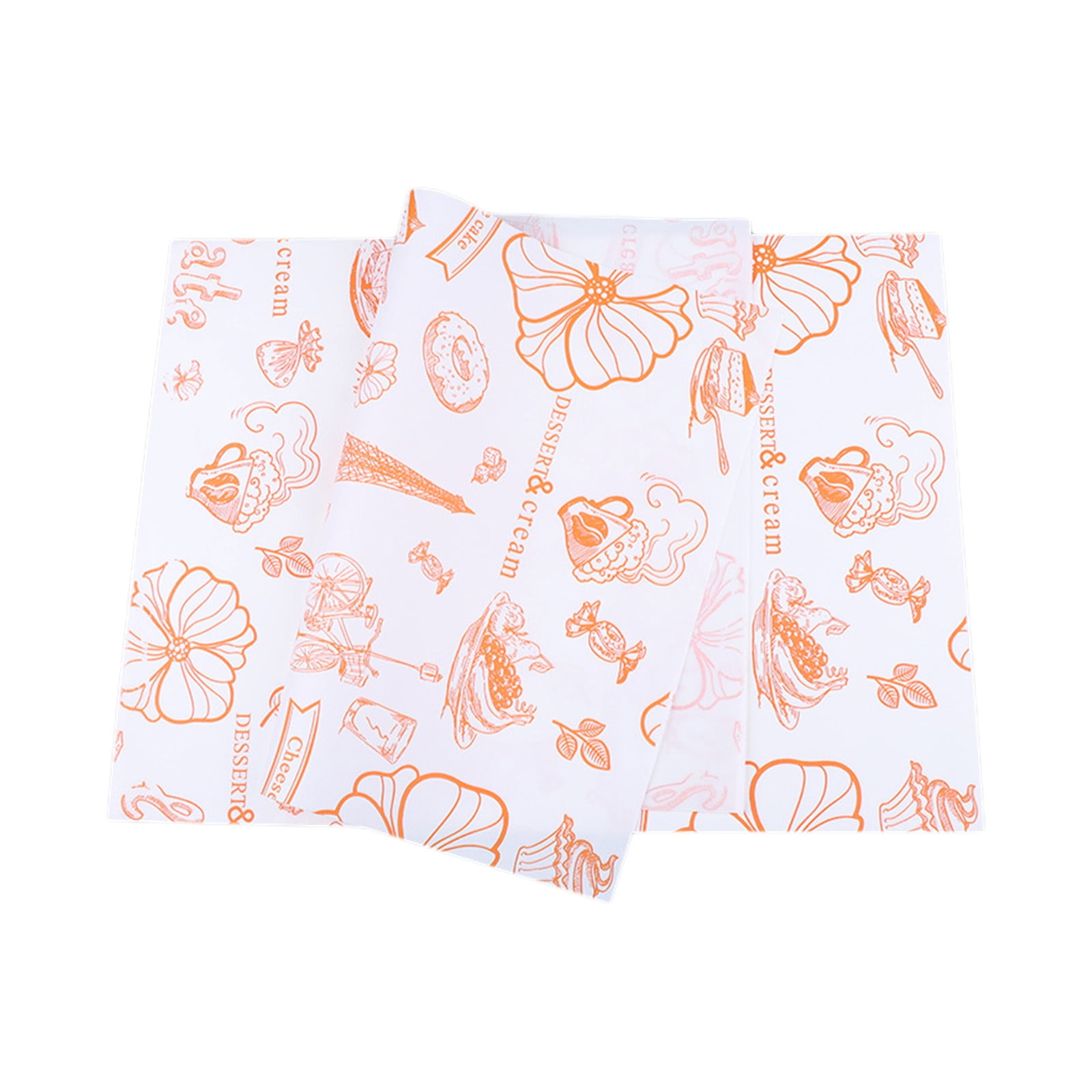 SLYNSHome - 50 Pcs - Parchment Paper Baking Sheets Food Basket Liners ...