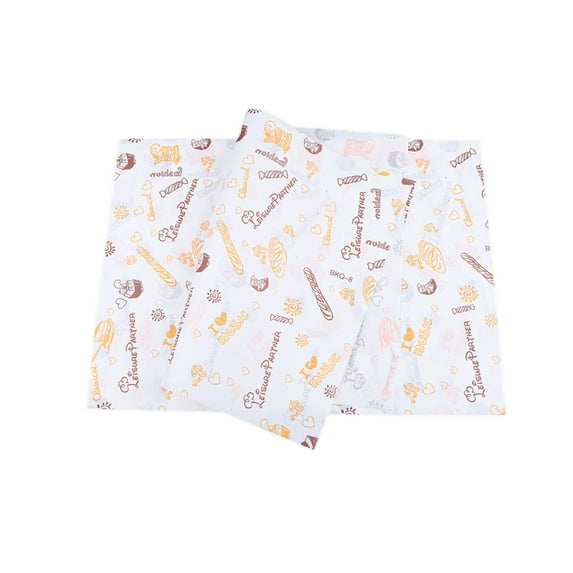 SLYNSHome - 50 Pcs - Parchment Paper Baking Sheets Food Basket Liners - 11x14.9 inch - Disposable - Sandwich Wrapping Paper for Home,Picnic,Wrap,Burger and Burrito