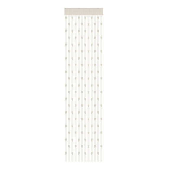 SLYNSHome 50x200cm Heart String Curtain Window Door Divider Sheer Curtain Valance