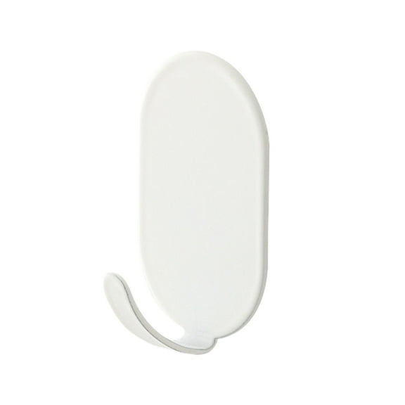 SLYNSHome 5Pcs Bath Towel Hooks,Stick on Wall Adhesive Hangers,Strong Stainless Steel Holder,Self Adhesive Hooks for Kitchen Bathroom Home Door Towel Coat Key