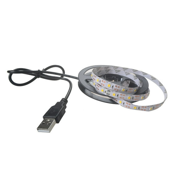 SLYNSHome 5V 2835 120SMD/2M White/Warm white/Blue LED Strip Light Bar TV Back Lighting