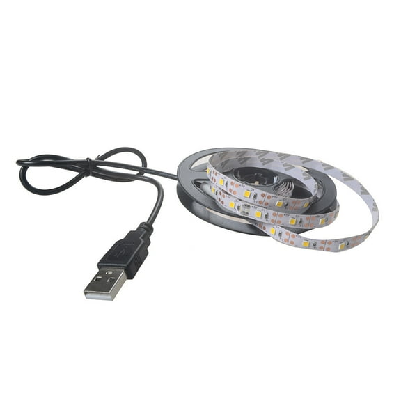 SLYNSHome 5V 2835 120SMD/2M White/Warm white/Blue LED Strip Light Bar TV Back Lighting