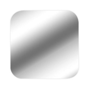 SLYNSHome 6 Pcs Acrylic Mirror,Self Adhesive Mirror Tiles,5.9 Inch Flexible Plastic Mirror Sheets Wall Stickers,Frameless Small Rounded Rectangle Mirror Stickers for Home Wall Decor