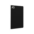 thumbnail image 1 of SLYNSHome A5 Journal Notebook for Office Supplies Kraft Paper Notebook for Work Meeting Writing and Notebooks for Home Office Essentials (Black), 1 of 7
