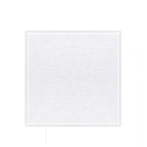 SLYNSHome Acoustic Panels 11.8x11.8 inch Self-adhesive Soundproof Absorbing Wall Panels Decoration Sound Insulation Board High-density (White)