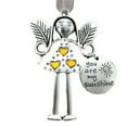 thumbnail image 1 of SLYNSHome Angel Ornaments for Christmas Tree,Metal Friendship Angel Pendant Hanging Angel Decoration for Home Car Party and as Xmas Gift to Friend, 1 of 4