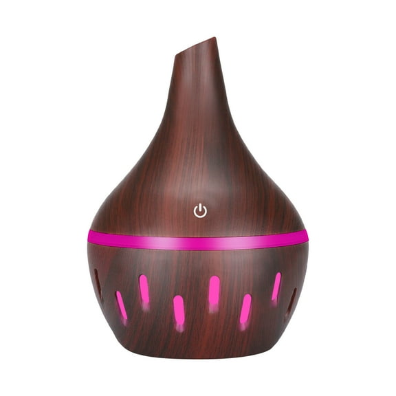SLYNSHome Aromatherapy Humidifier Aroma Essential Oil Diffuser with LED Color Light (Hot Pink)