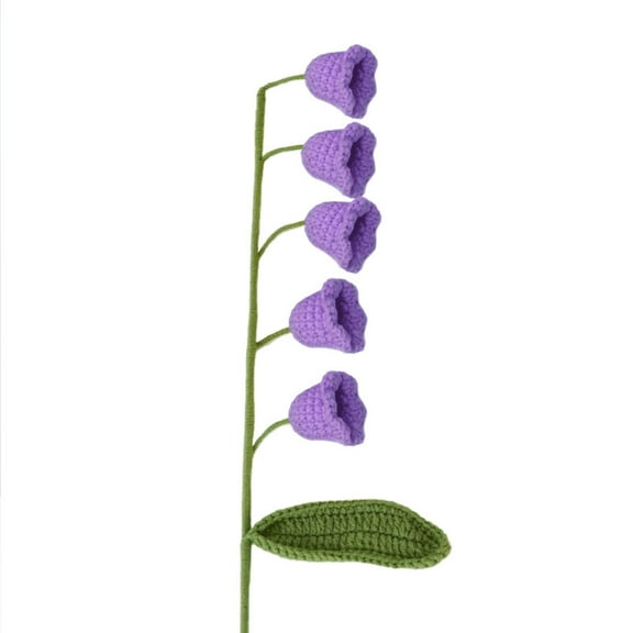 SLYNSHome Artificial Flowers Lily of Valley,Crochet Flower Fake Faux Lily of Valley for Wedding Bridle Bouquet Outdoor Home Garden Office Table Vase,Wedding Essentials