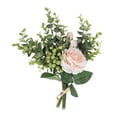 thumbnail image 1 of SLYNSHome Artificial Flowers for Vases Decor Fake Silk Rose Arrangements Wedding Bride Bouquets Floral Table Centerpieces (Beige), 1 of 9