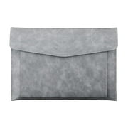 SLYNSHome Bank Deposit Bags Money Pouch with Zipper Bulk Large Office Storage Bags Stationery Organizer Bags Pencil Case for Office Travel (Gray)