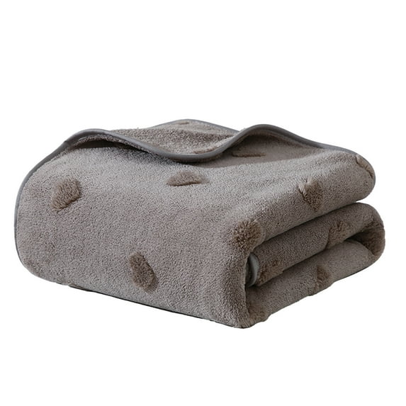 STPToys Bath Towels for Hotel & SPA,27.5X55 inch Super Soft and Absorbent Fleece Towel Bath Towel for Sport,Yoga - Gray