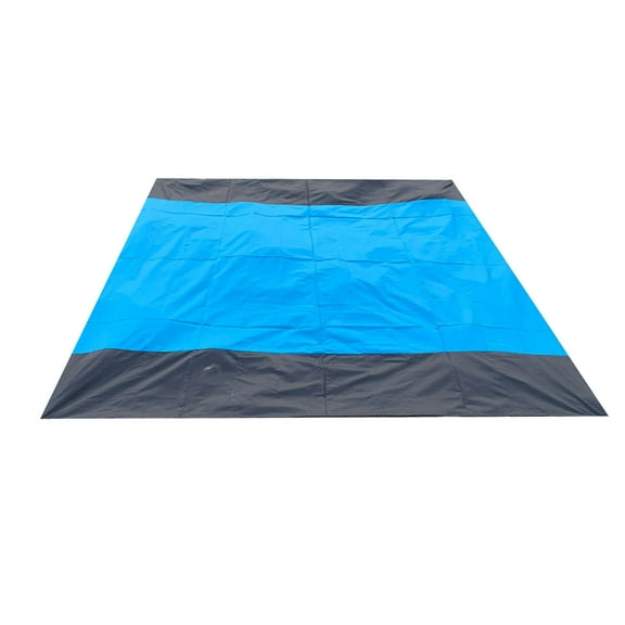 SLYNSHome Beach Blanket Sandproof Waterproof Extra Large Beach Mat Oversized Quick Drying Picnic Blanket - Blue