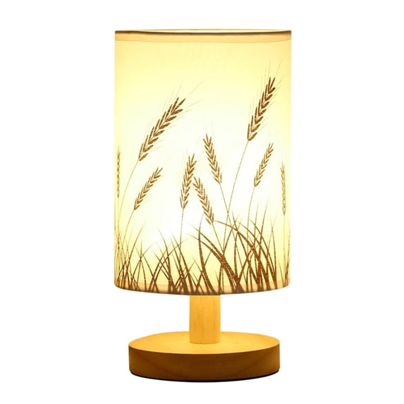 SLYNSHome Bedside Table Lamp for Bedroom Fabric Desl Lamps with Dimmable Remote Control Reading Lights for Home Decoration