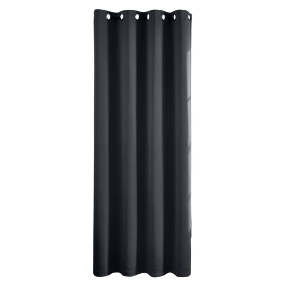 SLYNSHome Blackout Curtains for Bedroom Thermal Insulated Window Curtains Rod Pocket Curtain Panels for Living Room Decorations - Black