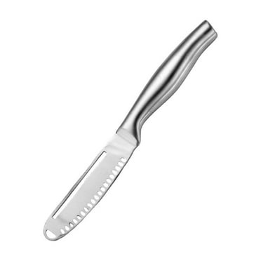 SLYNSHome Butter Knife with Two Cutting Specifications,Stainless Steel Spreader Knife with Hole Butter Knife Conserve Knife Bread And Butter Knife Cheese Knife