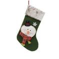 thumbnail image 1 of SLYNSHome Clearance Christmas Stockings Bulk,19.7Inch Christmas Stockings with Snowman Ornaments Xmas Cute Hanging Candy Gift Stocking Bag for Family Holiday Christmas Party Decoration (Snowman), 1 of 7