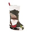 thumbnail image 1 of SLYNSHome Clearance Christmas Stockings with Cute Santa Claus Ornaments,18.5x11Inch Hanging Christmas Stockings Xmas Candy Gift Stocking Bag for Tree Fireplace Home Xmas Decoration Supplies (Santa), 1 of 8