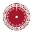 thumbnail image 1 of SLYNSHome Christmas Tree Skirt Decoration for Home - 35.4 inch - Round Xmas Trees Bottom Decor Apron Gift Skirt Mat Floor Rug, 1 of 7