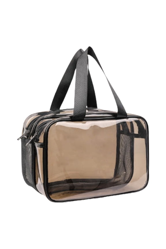 Clear Toiletry Bags for Traveling Women,Travel Makeup Storage Bags Waterproof Large Capacity Cosmetic Bags with Handle Organizer Pouches