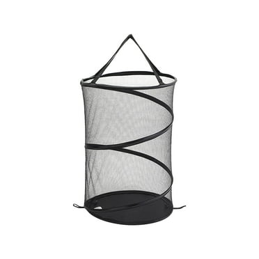 SLYNSHome Collapsible Mesh Popup Laundry Hamper, Foldable Dirty Clothes Basket ,Up Collapsible Mesh Laundry Hamper, Great For Kids Room/College Dorm/Travel