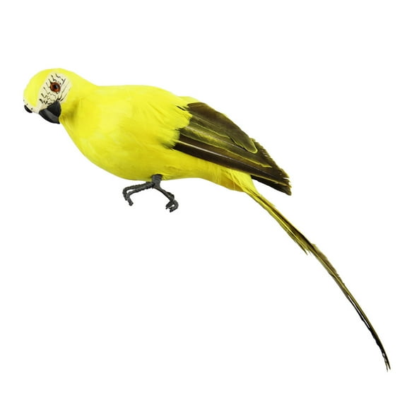 SLYNSHome Clearance Colorful Fake Parrots Artificial Birds Model Outdoor Home Garden Tree Decor